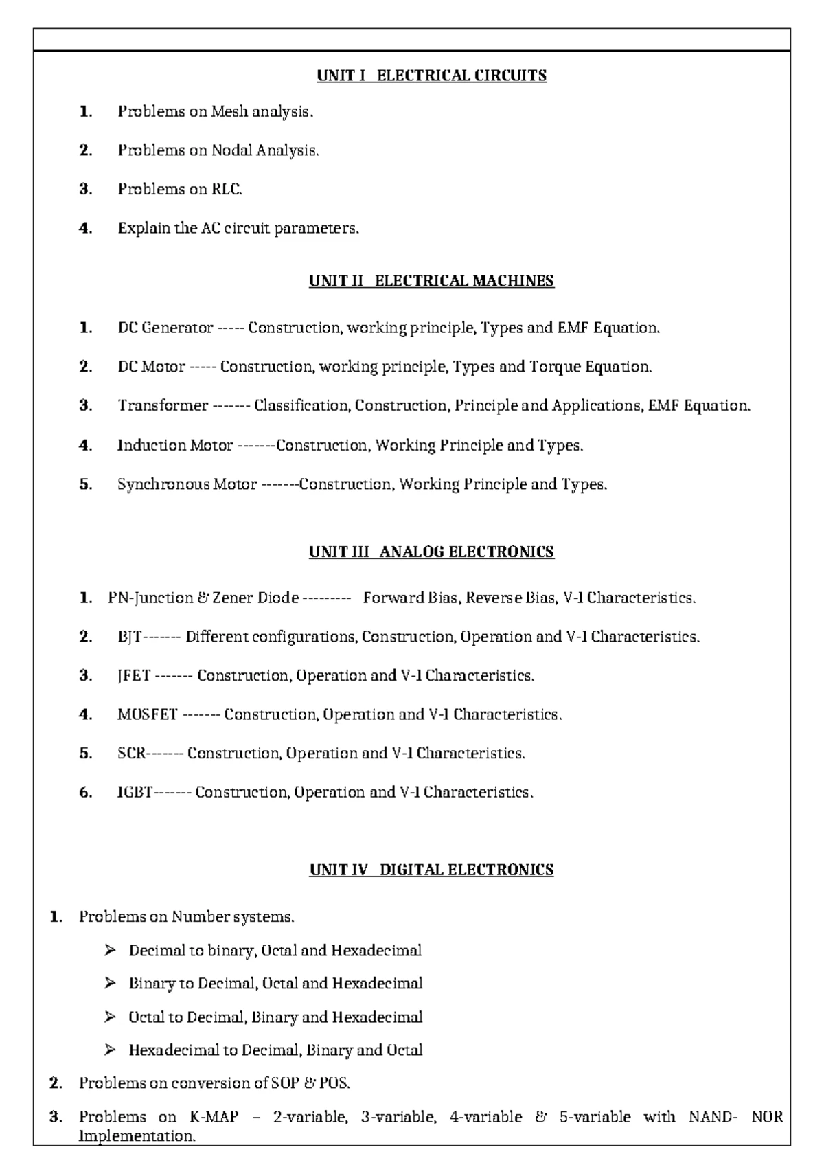 PCE - 1 (Details) - PCE - Class / Strength: I CSE/ 58 ASSIGNMENT: I (40 ...