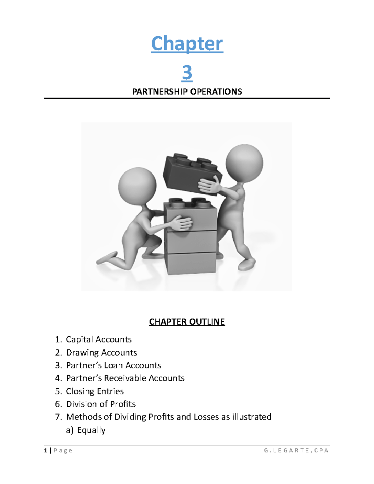 03 Operations Financial Management Module 3 - PARTNERSHIP OPERATIONS ...