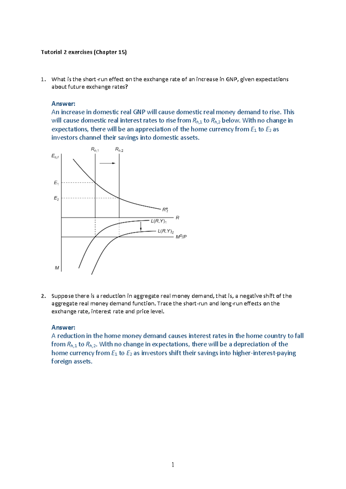 Week 2 Assignment: Exchange Rate Effects - Problem Set Solutions ...