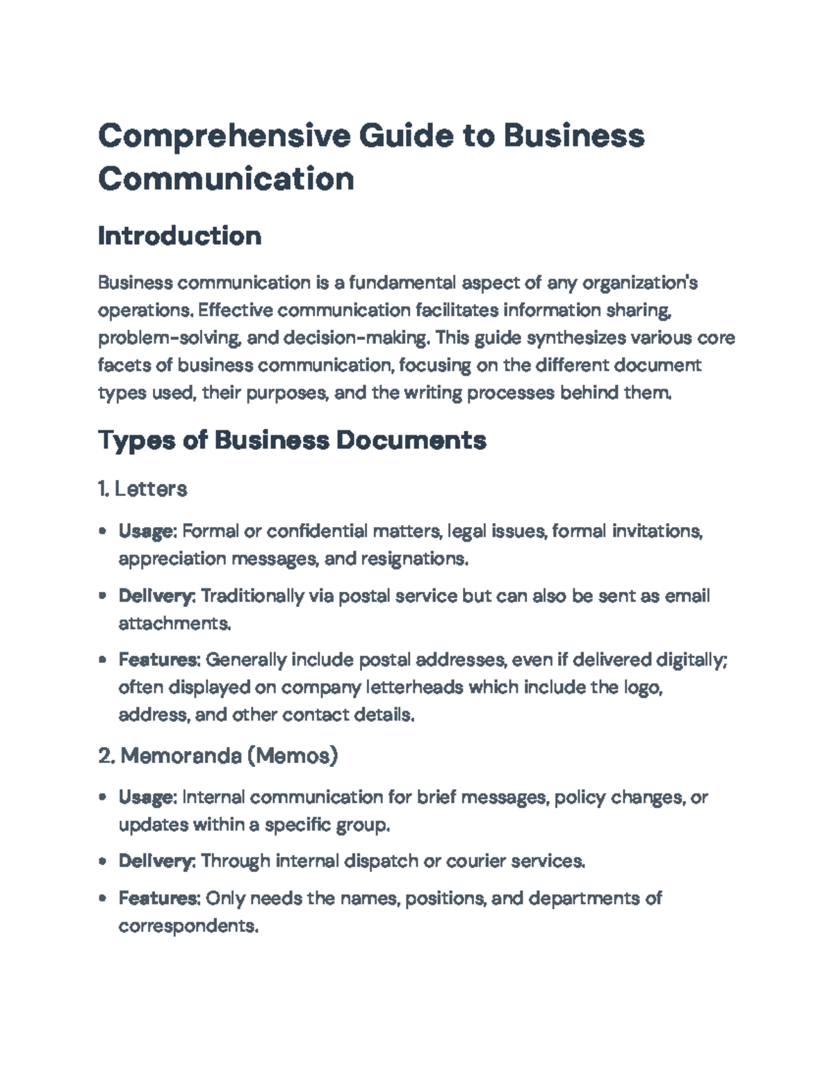 Comprehensive Guide to Business Communication Techniques and Types ...