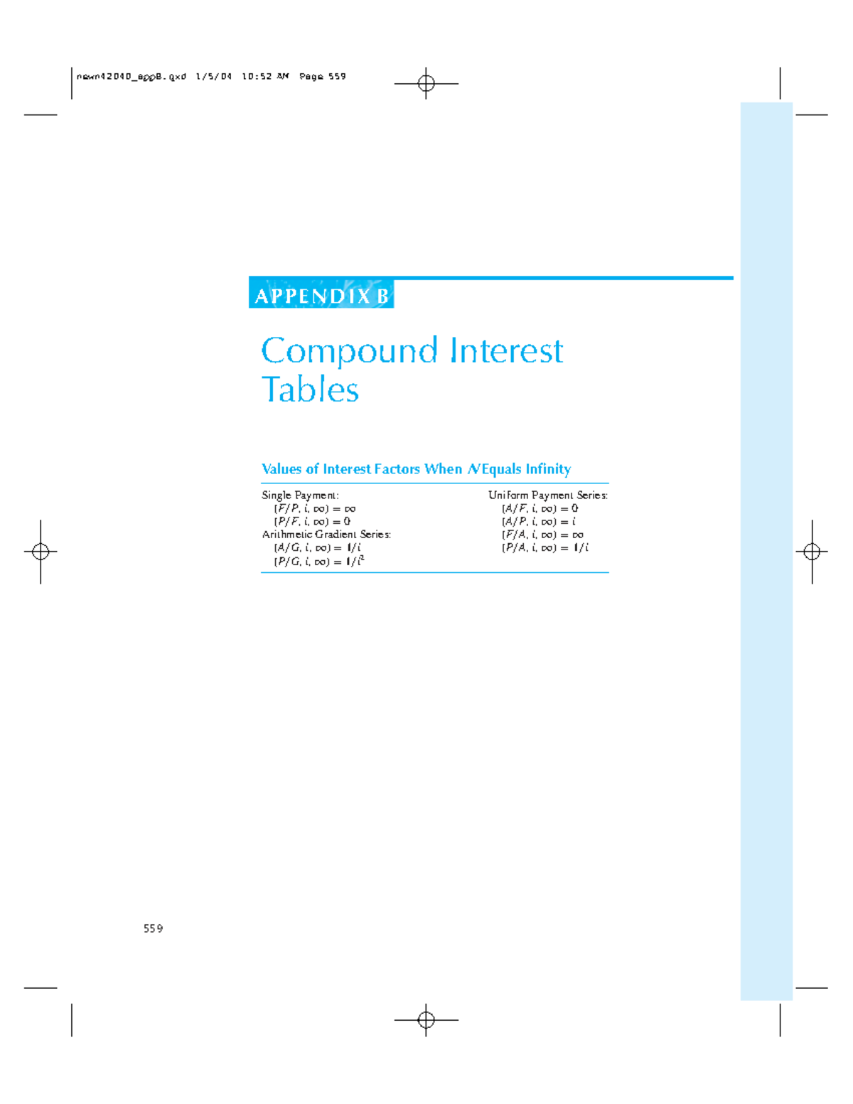 Compound Interest Tables for NEWN42040: Appendix B - Studocu