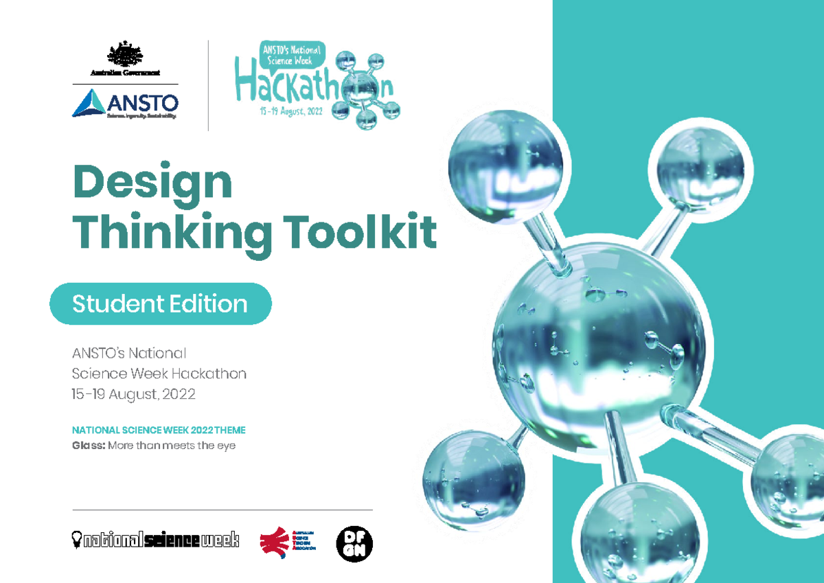 Design Thinking Toolkit: Student Edition for ANSTO Hackathon 2022 - Studocu