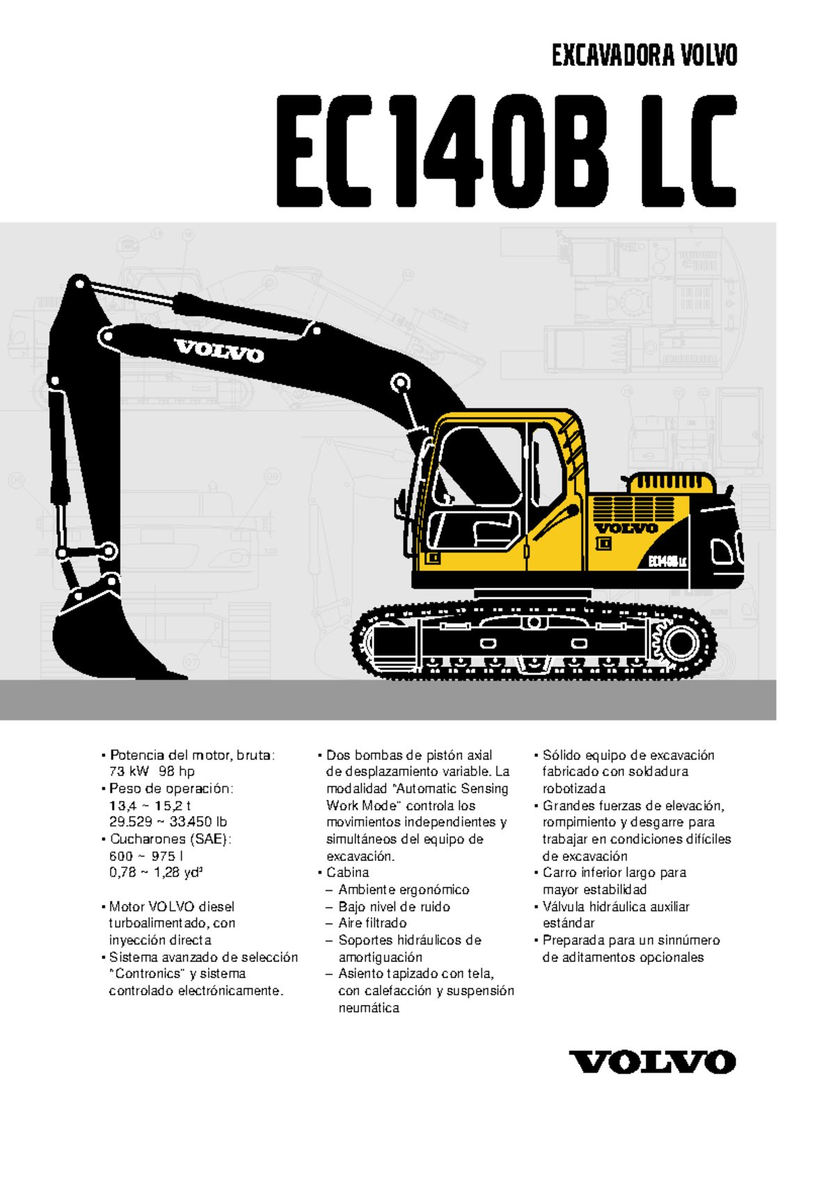V ec140blc d4d eae1 3314351640 us 2002 06 - EXCAVADORA VOLVO EC140B LC ...