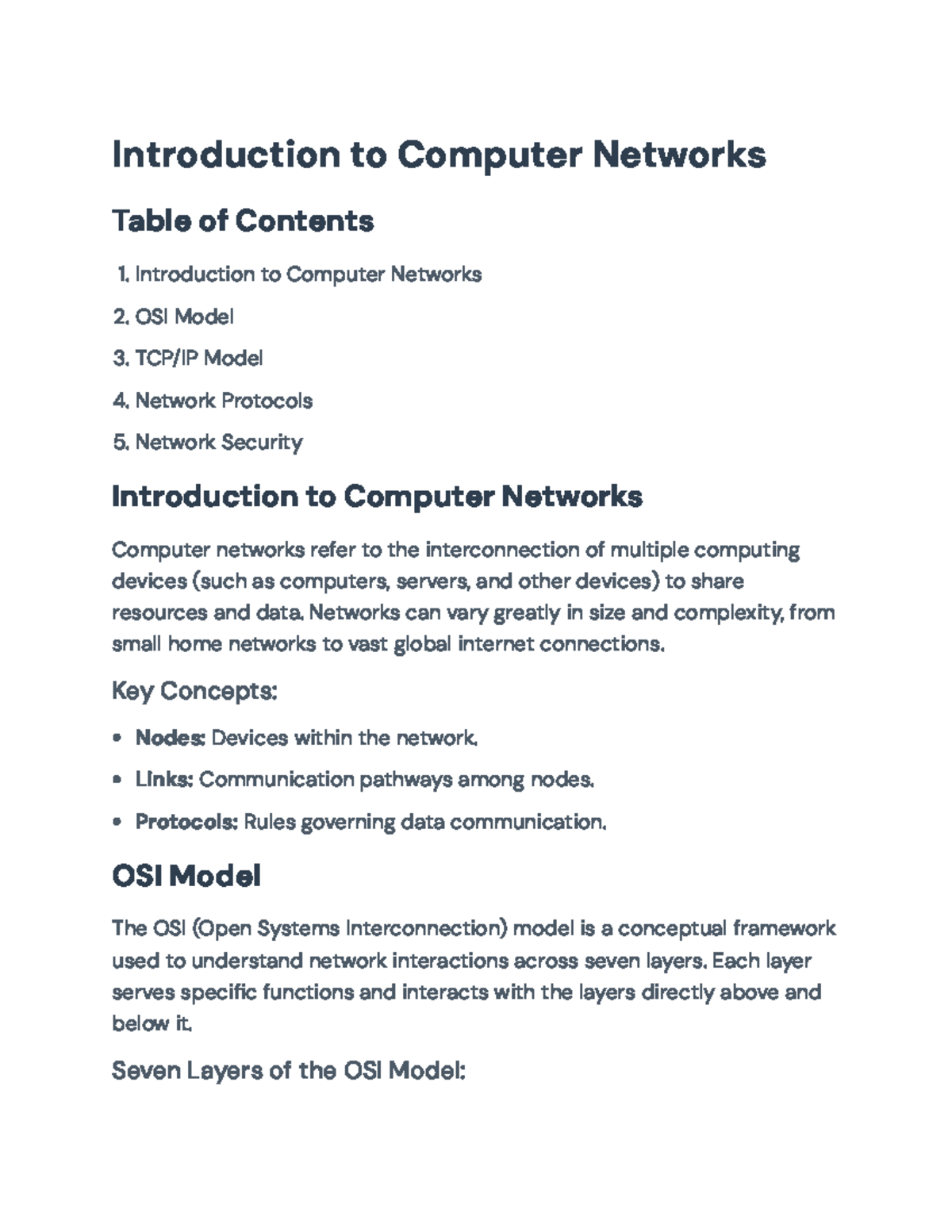 Understanding Computer Networks: OSI & TCP/IP Models Overview ...