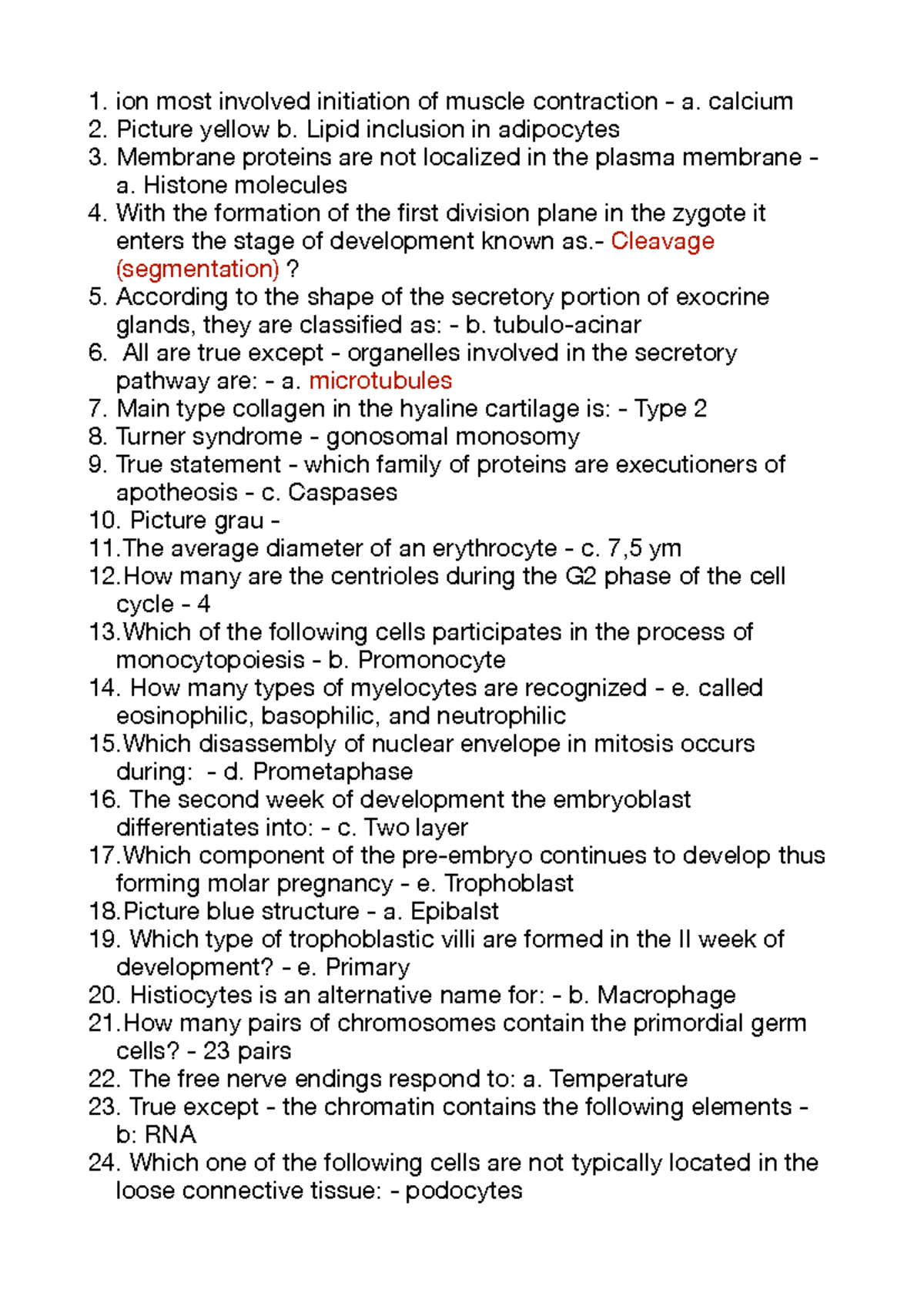 BIO 101 Final Exam Review: Key Concepts and Questions for Success - Studocu