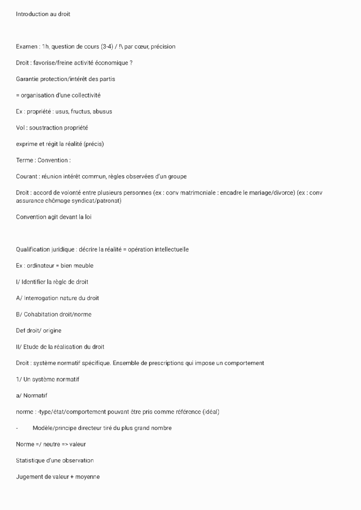 Guide Complet de Révision pour Droit ABC 101: Concepts Clés et Notes ...