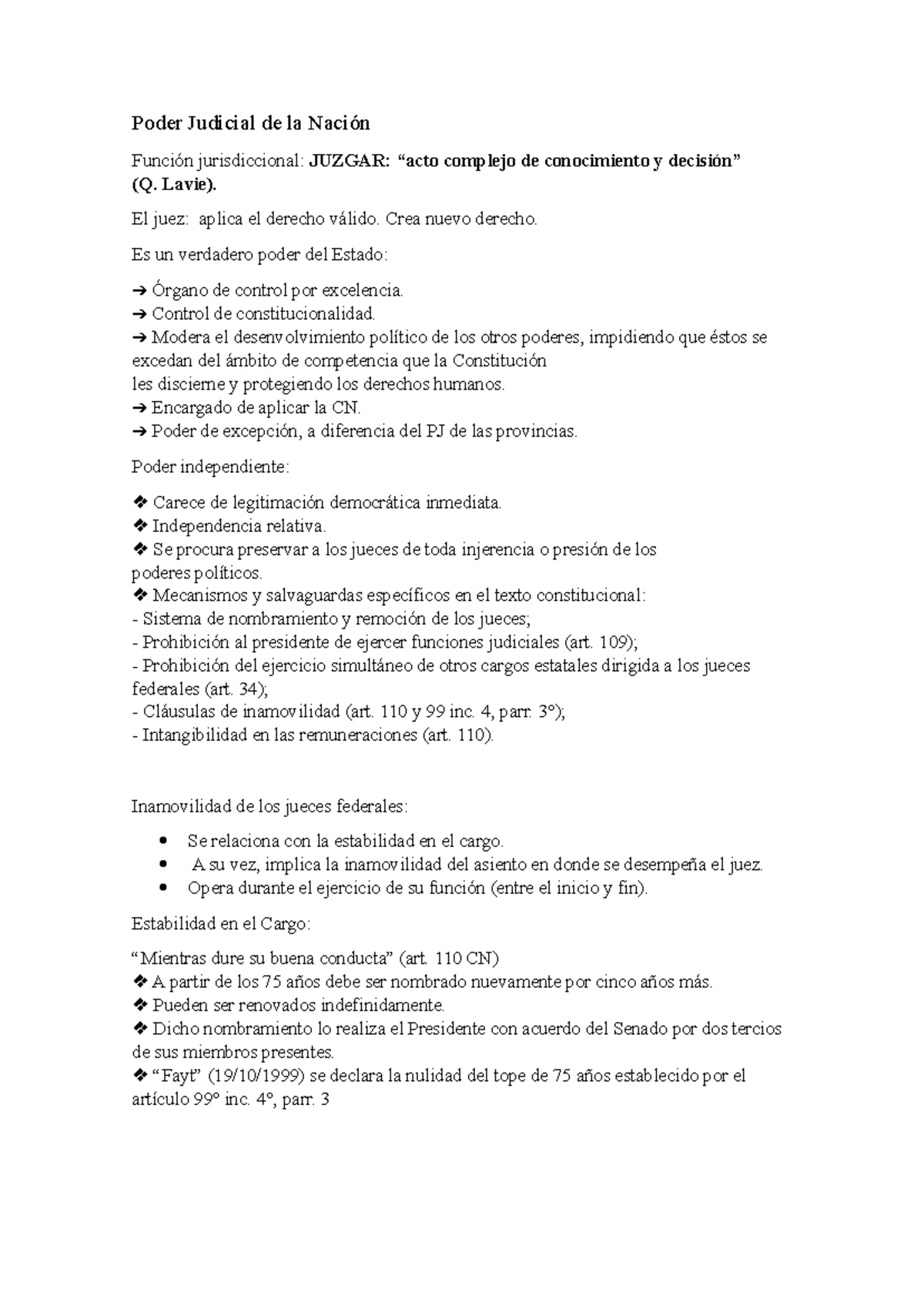 Programa Actualizado de Derecho Constitucional del Poder (2do Año - 1er ...
