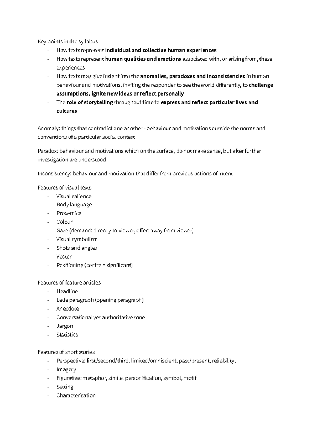 Common Module - Analysis of Human Experience in Rainbow's End - Studocu