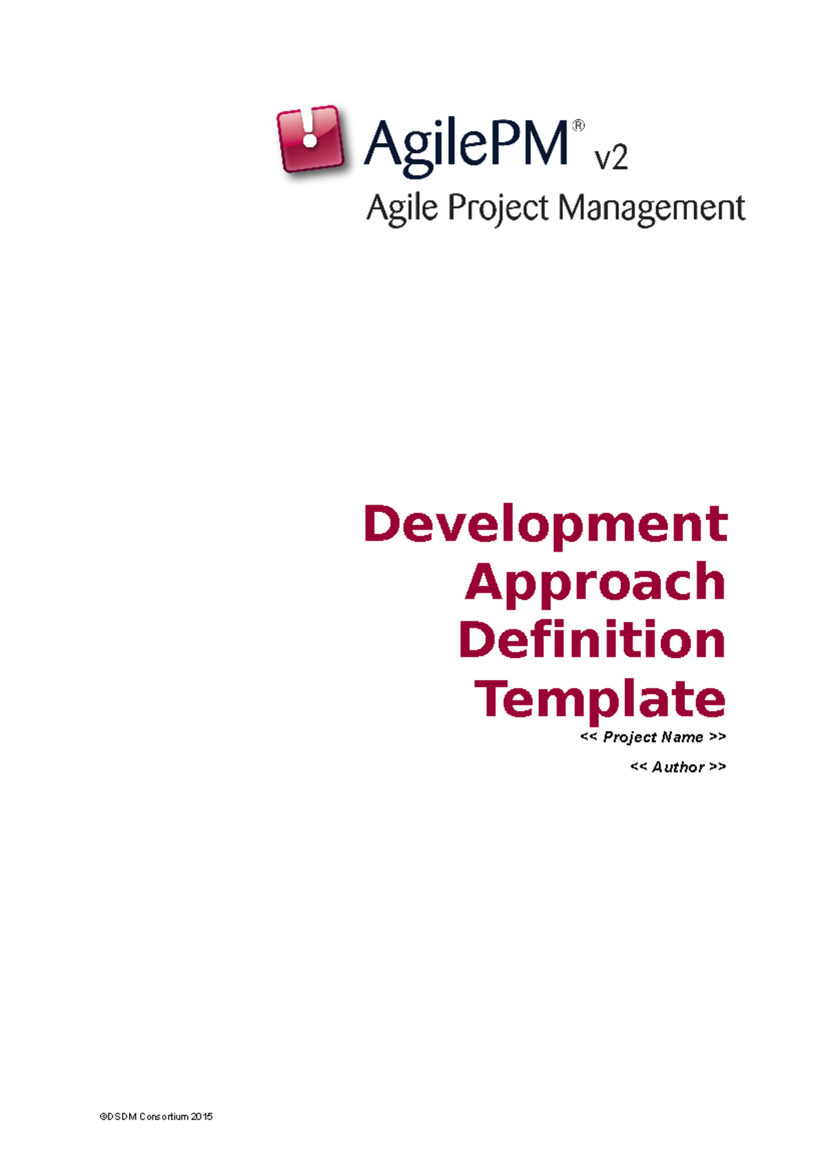 05 DSDM Development Approach Definition and Standards Guide - Studeersnel