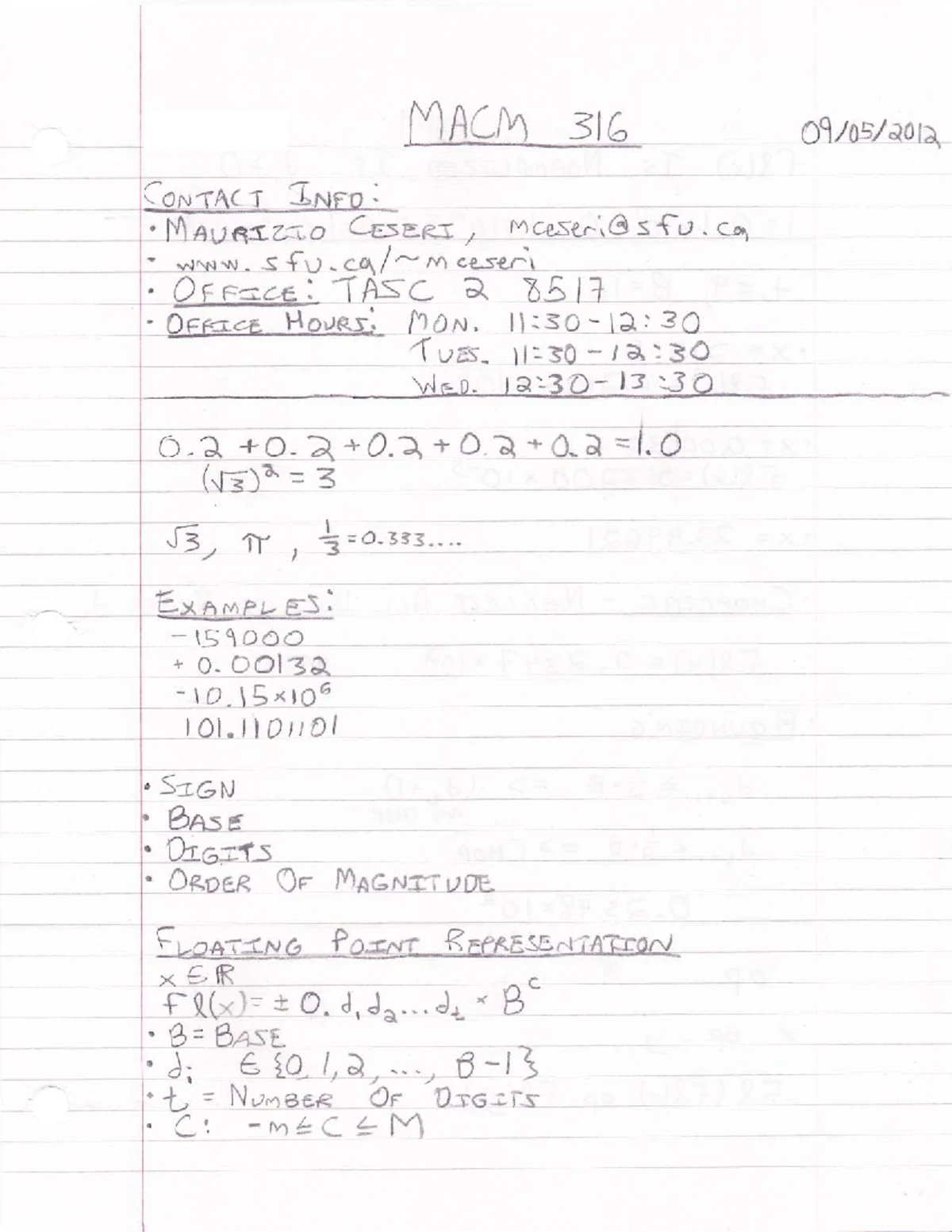 CA1 MACM 316: Rate of Convergence Analysis and Error Estimation - Studocu