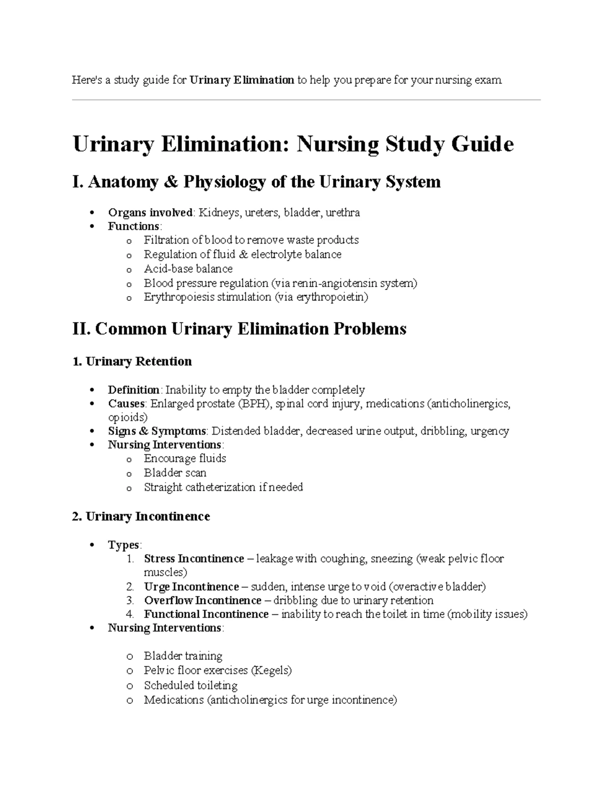 NUR 301 - Nursing Wound Care Final Exam Study Guide - Studocu