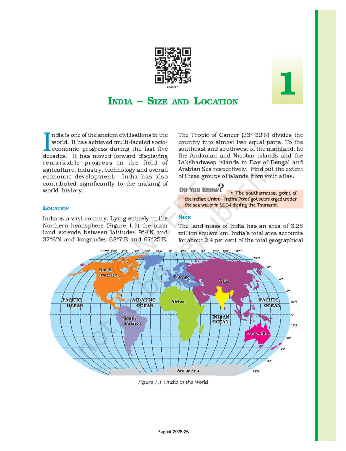 Geo 1: India - Size, Location, and Geographical Significance - Studocu