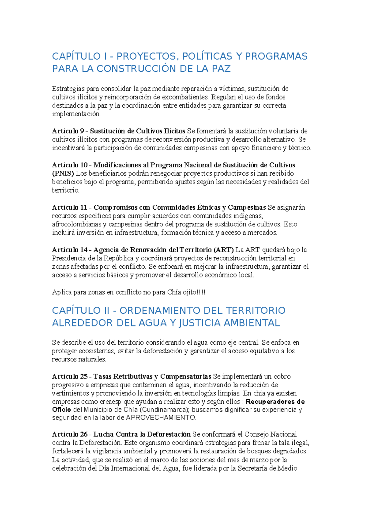 Exposición sobre la ley 2294 de 2023: Proyectos y políticas para la paz ...