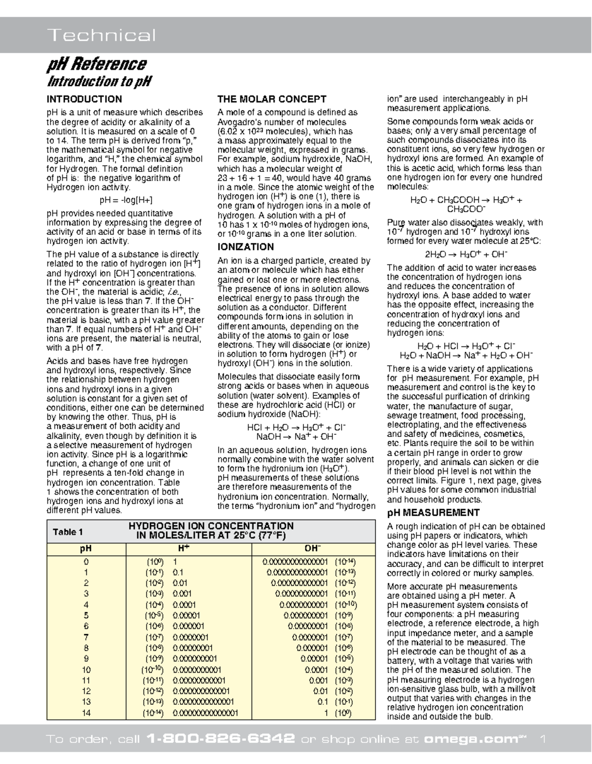 Technical pH Reference: Understanding pH Measurement and Applications ...