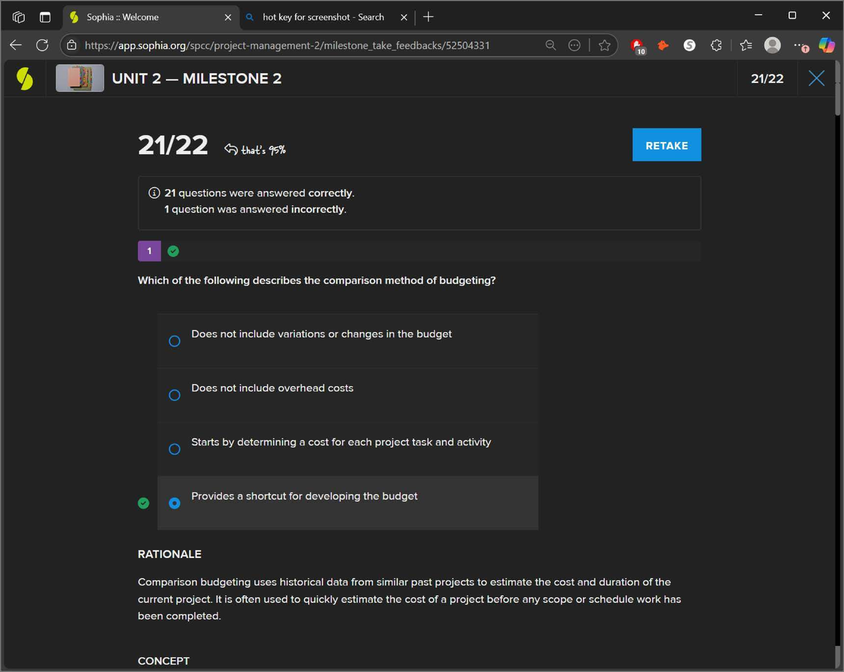 PM1001: Project Management Milestone 2 Study Guide - Studocu