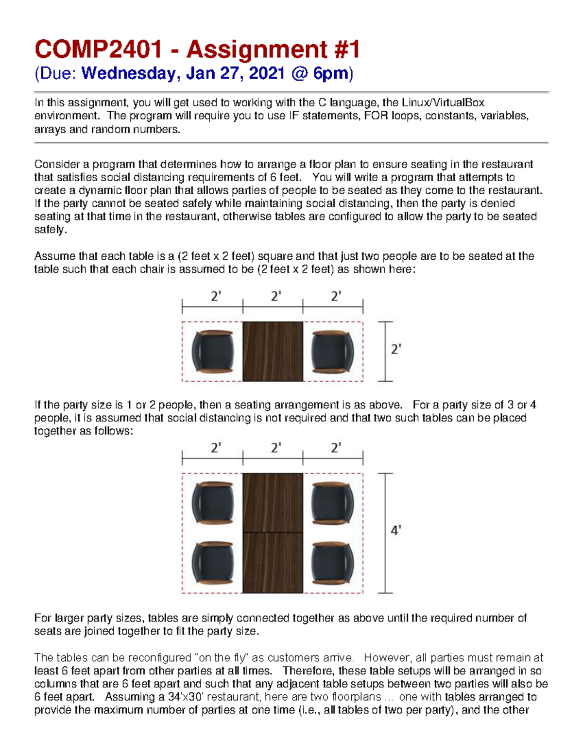COMP2401 A1 W2021 - A1 comp 2401 Assigment1 - COMP2401 - Assignment ...