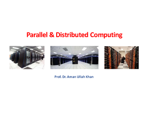 PDC Digital Notes - ... - DIGITAL NOTES ON Parallel and Distributed ...