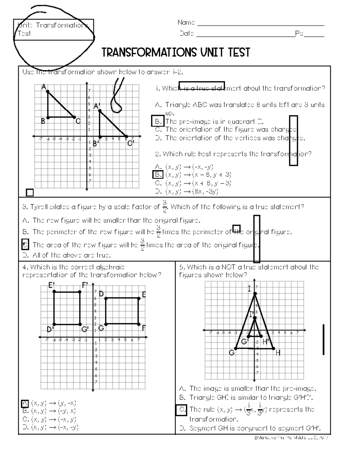 18636 Daymeian Cage - Transformations Unit Test - Name