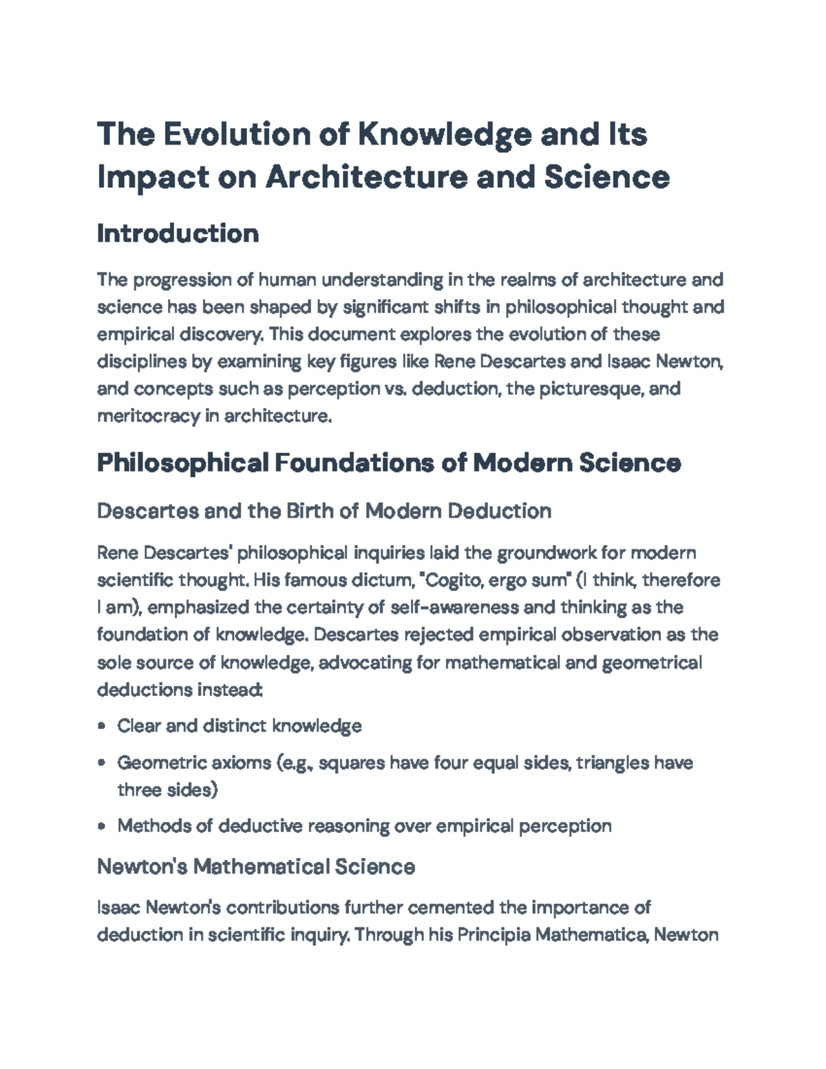 The Evolution of Knowledge: Architecture and Science Intersections ...