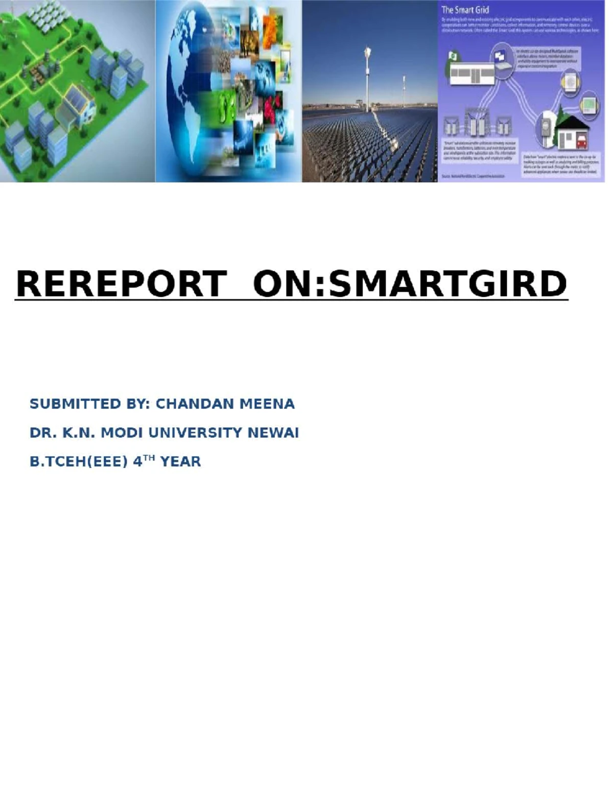 Smart Grid Technologies Overview - Malla Reddy College R20A0230 - Studocu
