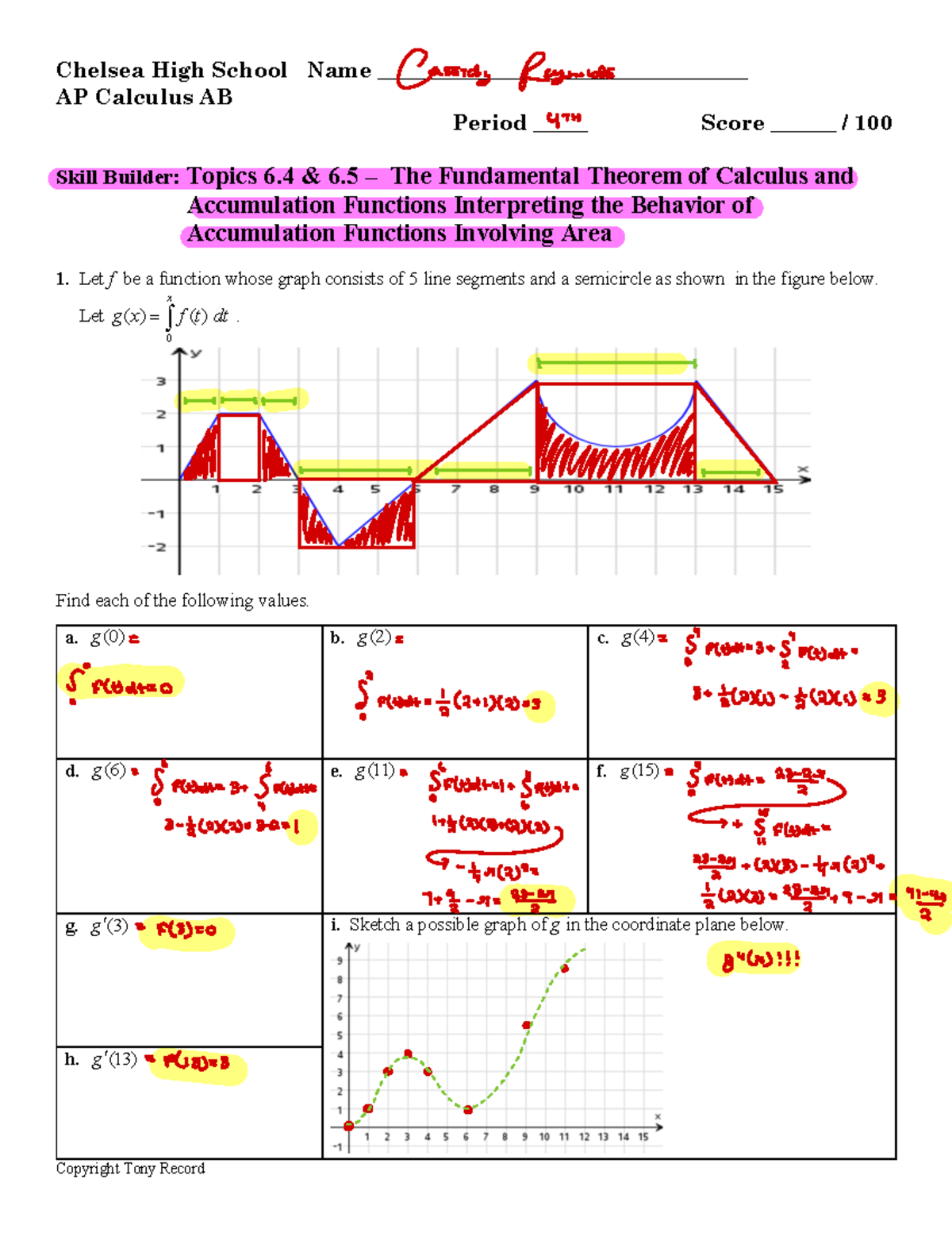 AP Calculus AB - Skillbuilder 6.4-6.5 & 6.8 Practice Problems - Studocu