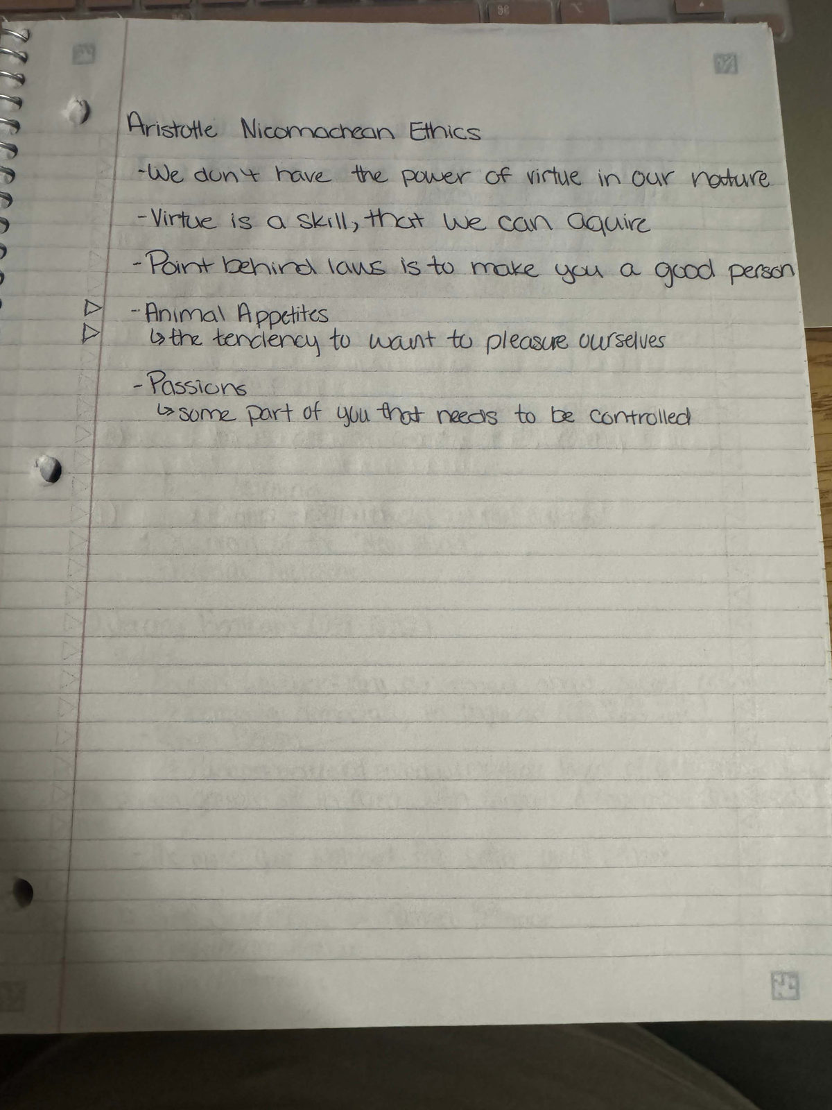 Final Exam Review Notes on Ethics and Virtue (ABC123) - Studocu