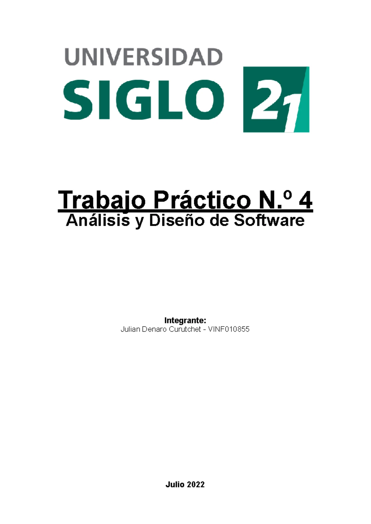 TP1 - Auditoría de Sistemas: Funciones y Procedimientos de Control ...