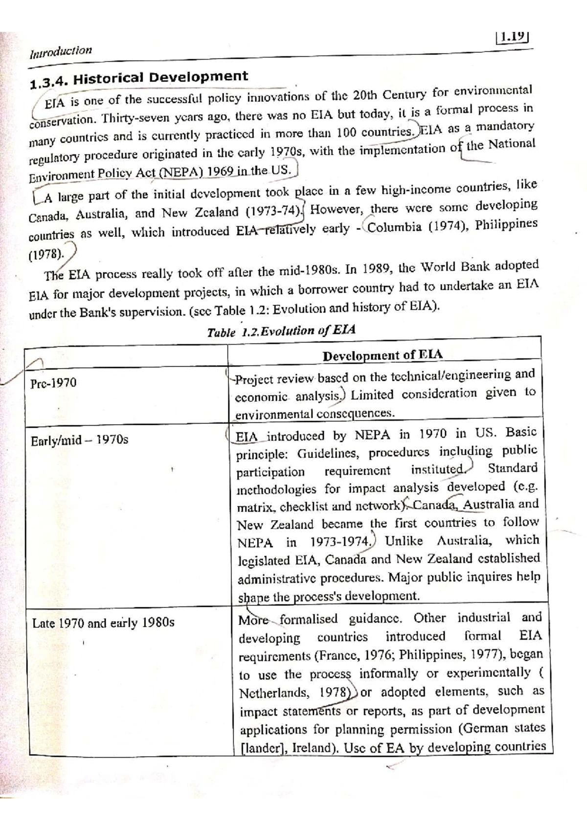 ESIA 9640: Environmental and Social Impact Assessment Overview Notes ...