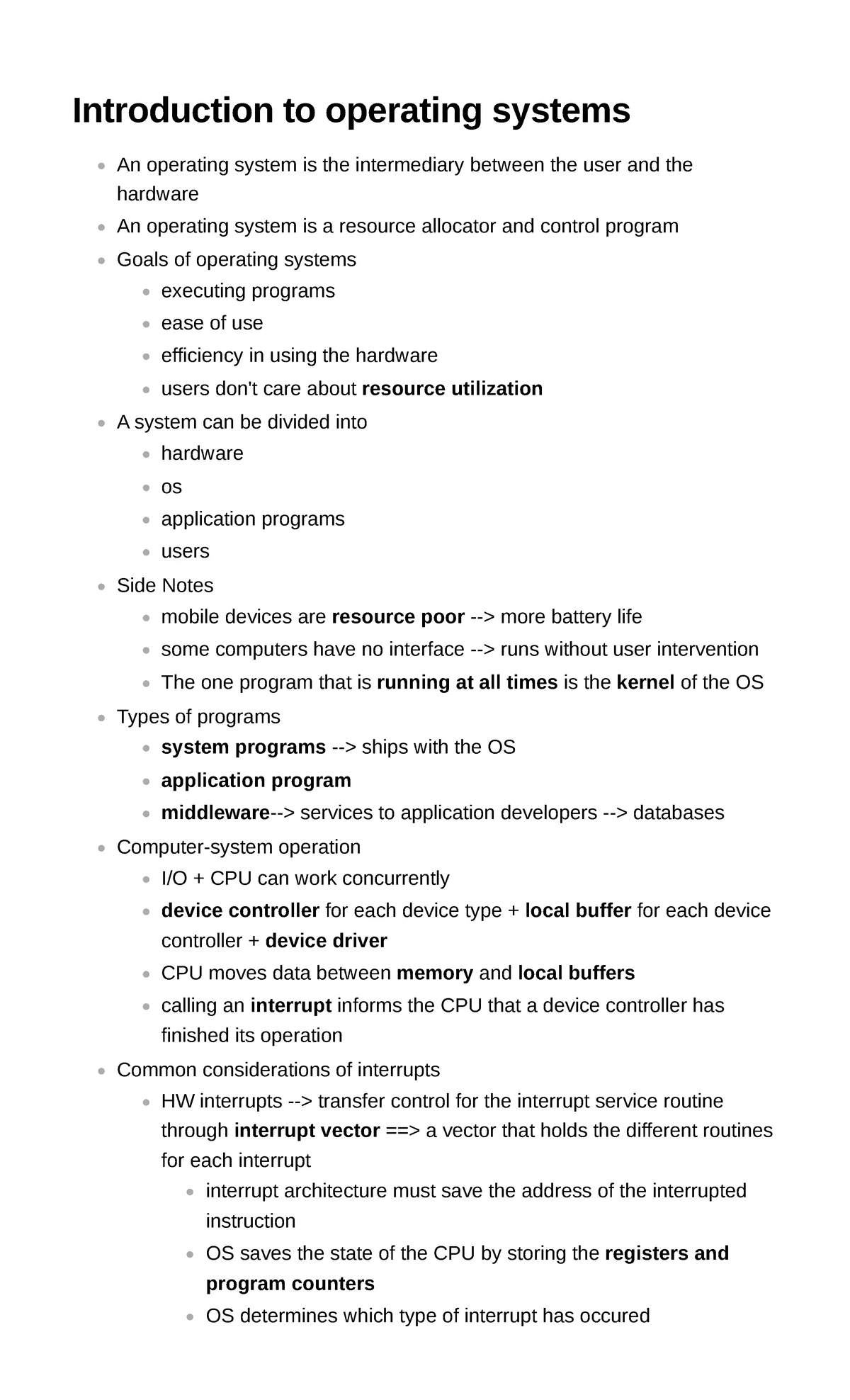 Chapter 2 OS Services & Functions Review Questions (CS101) - Studocu