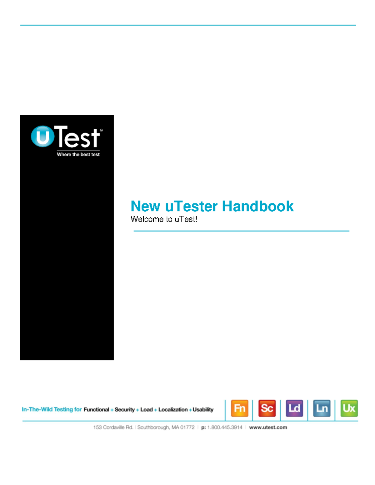 New uTester Handbook: Essential Guide for Testers at uTest - Studocu