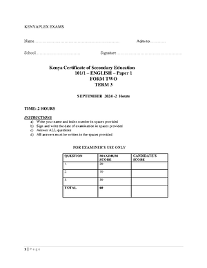 3075 form 2 computer studies term 3 opener exam 2024 version 2 pdf ...