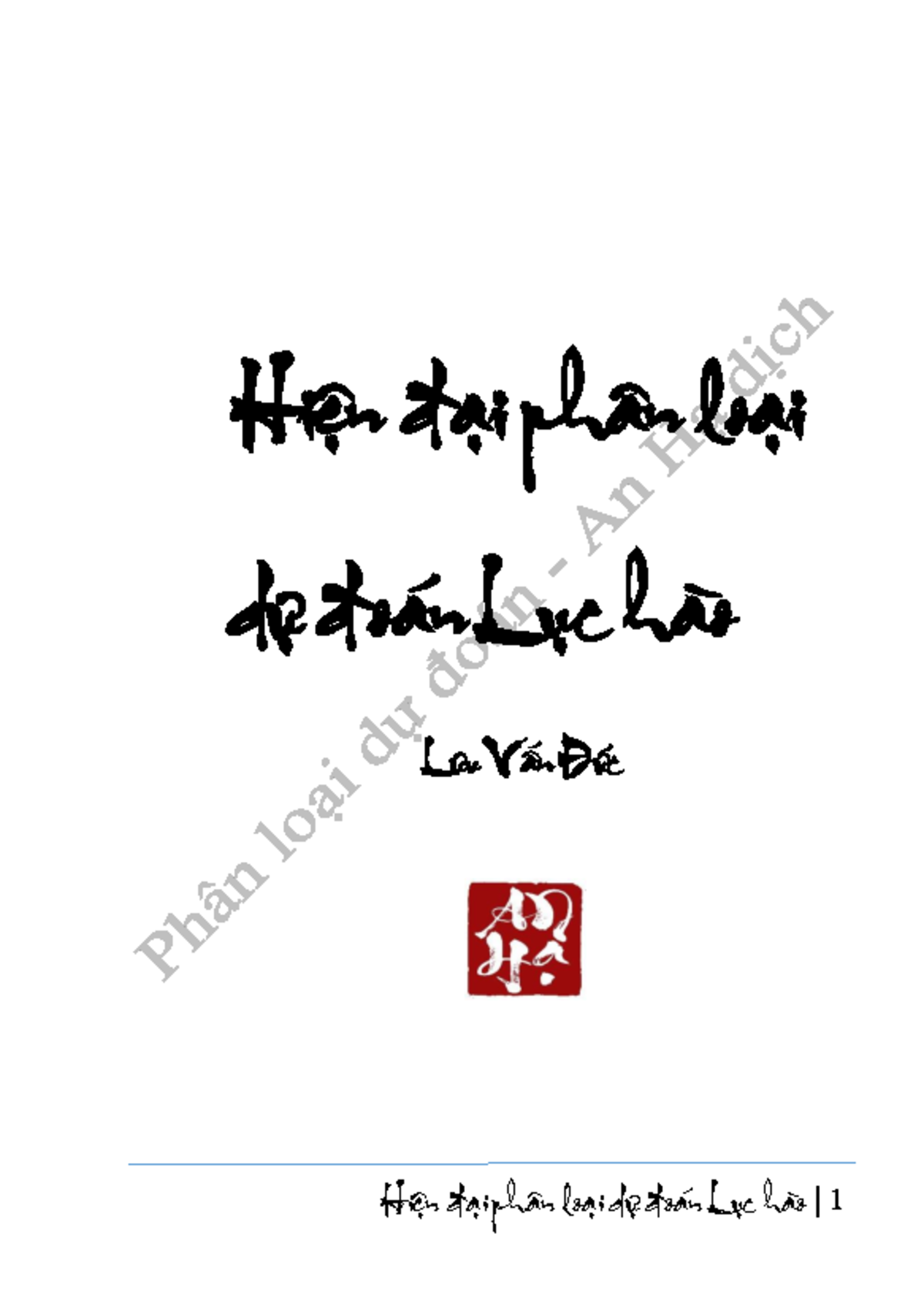 Hiện Đại Phân Loại Dự Đoán Lục Hao - Tài Liệu Học Tập 834414759 - Document Preview