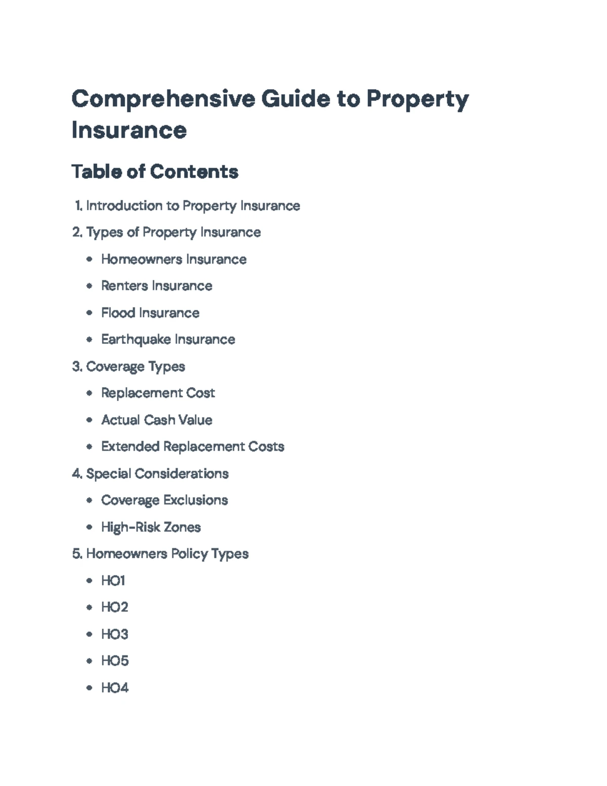 Comprehensive Guide to Property and Casualty Insurance Analysis ...