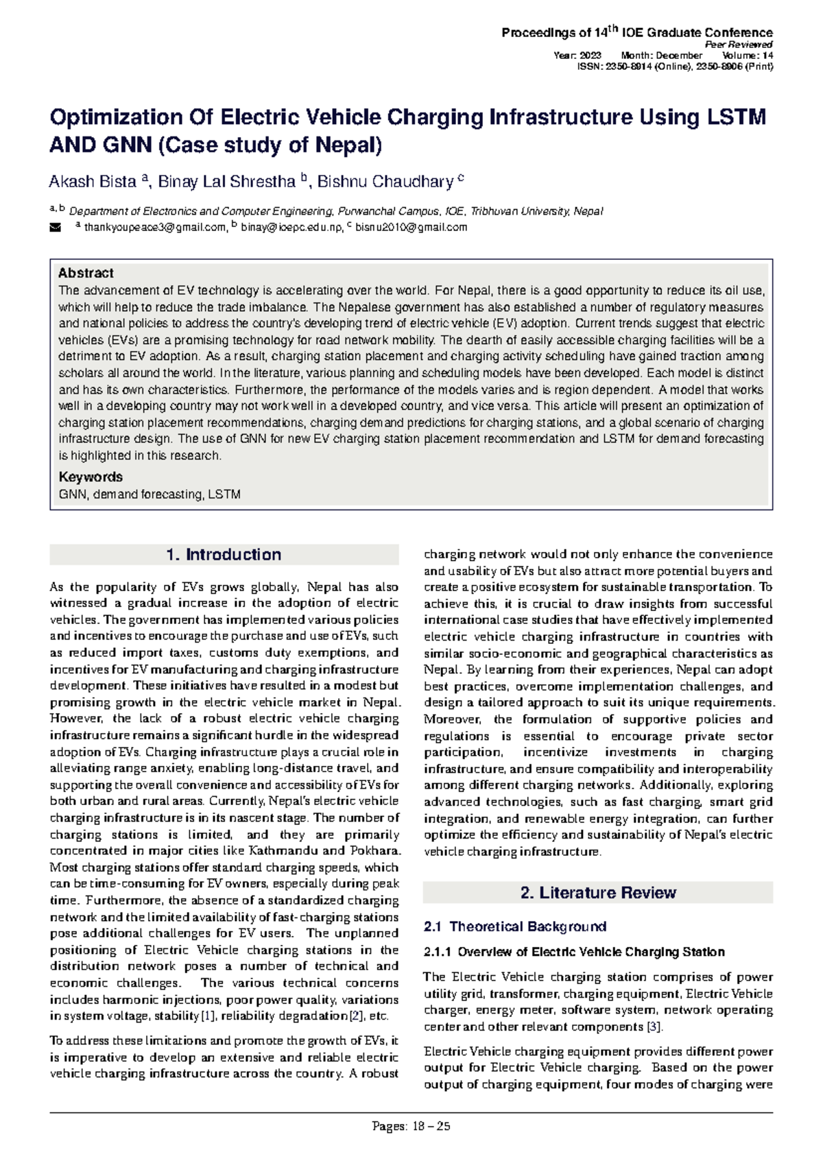 Optimization of electric vehicle charging infrastructure using LSTM and ...