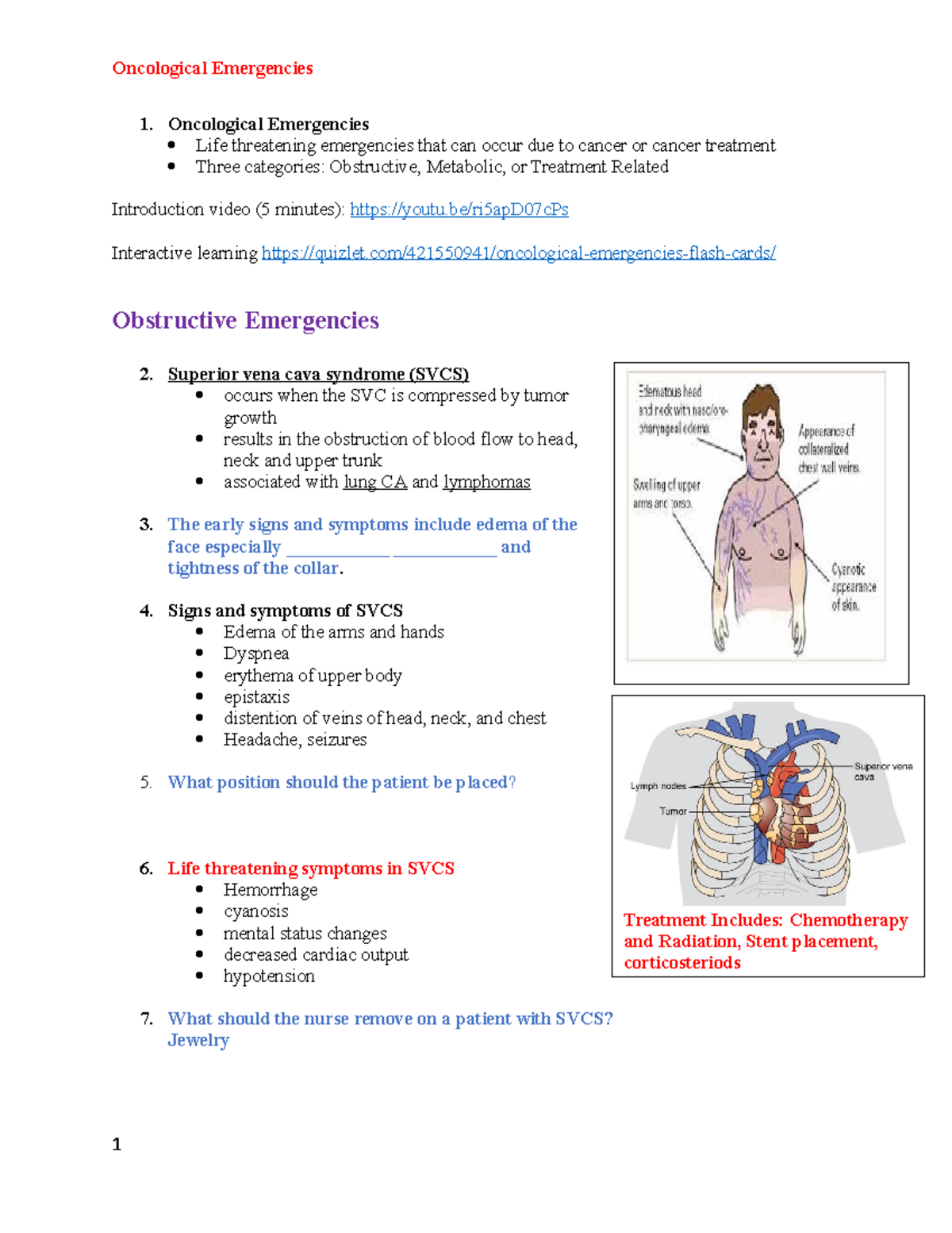 Oncological Emergencies Overview - Critical Care Insights (Onco 101 ...
