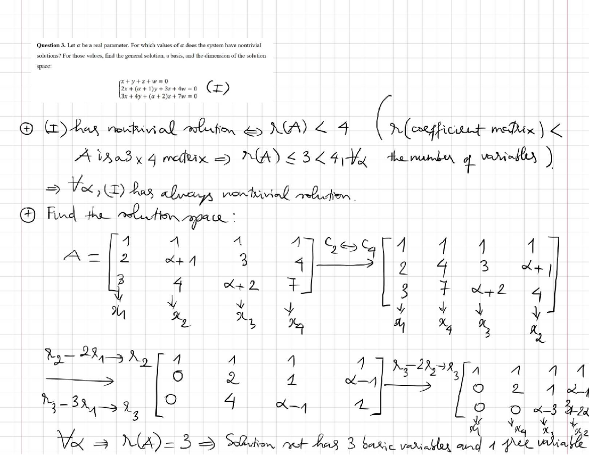 TOA108 End Term Review: Nontrivial Solutions & Bilirubin Analysis - Studocu