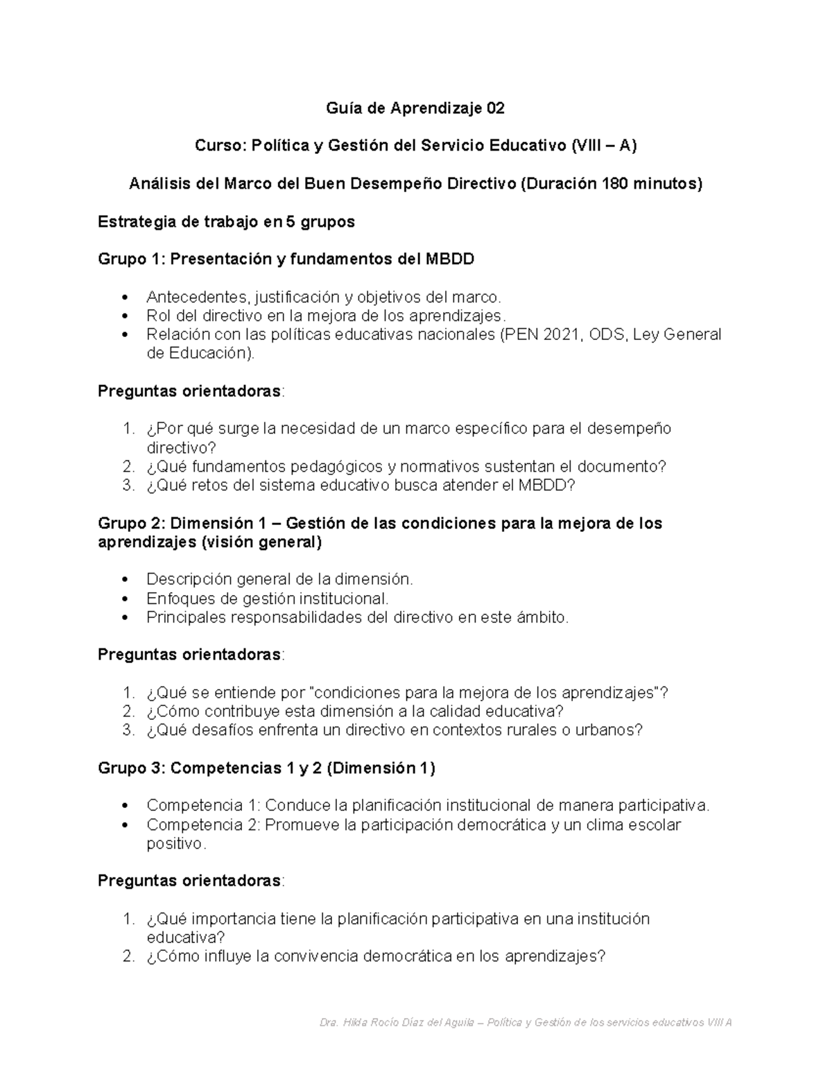 Guía de Aprendizaje 02: Análisis del MBDD en Política y Gestión ...