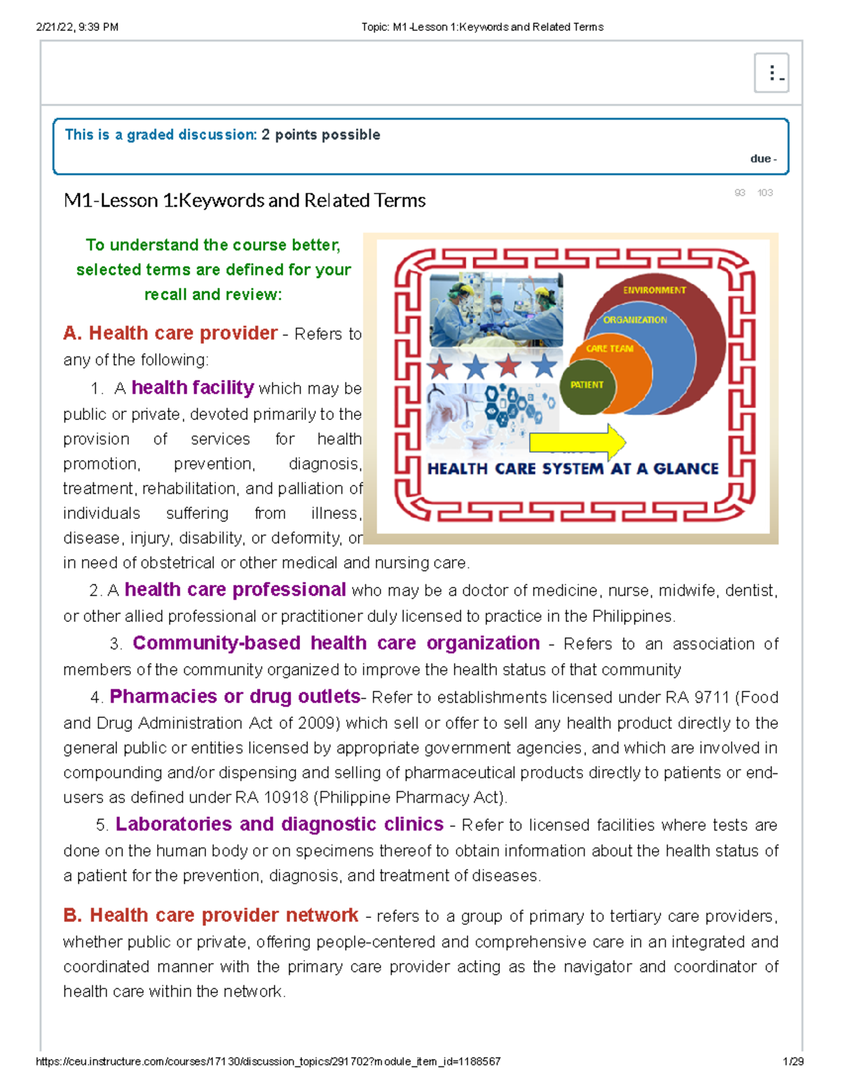 M1-Public Health Midterm Notes: Keywords & Concepts Review - Studocu