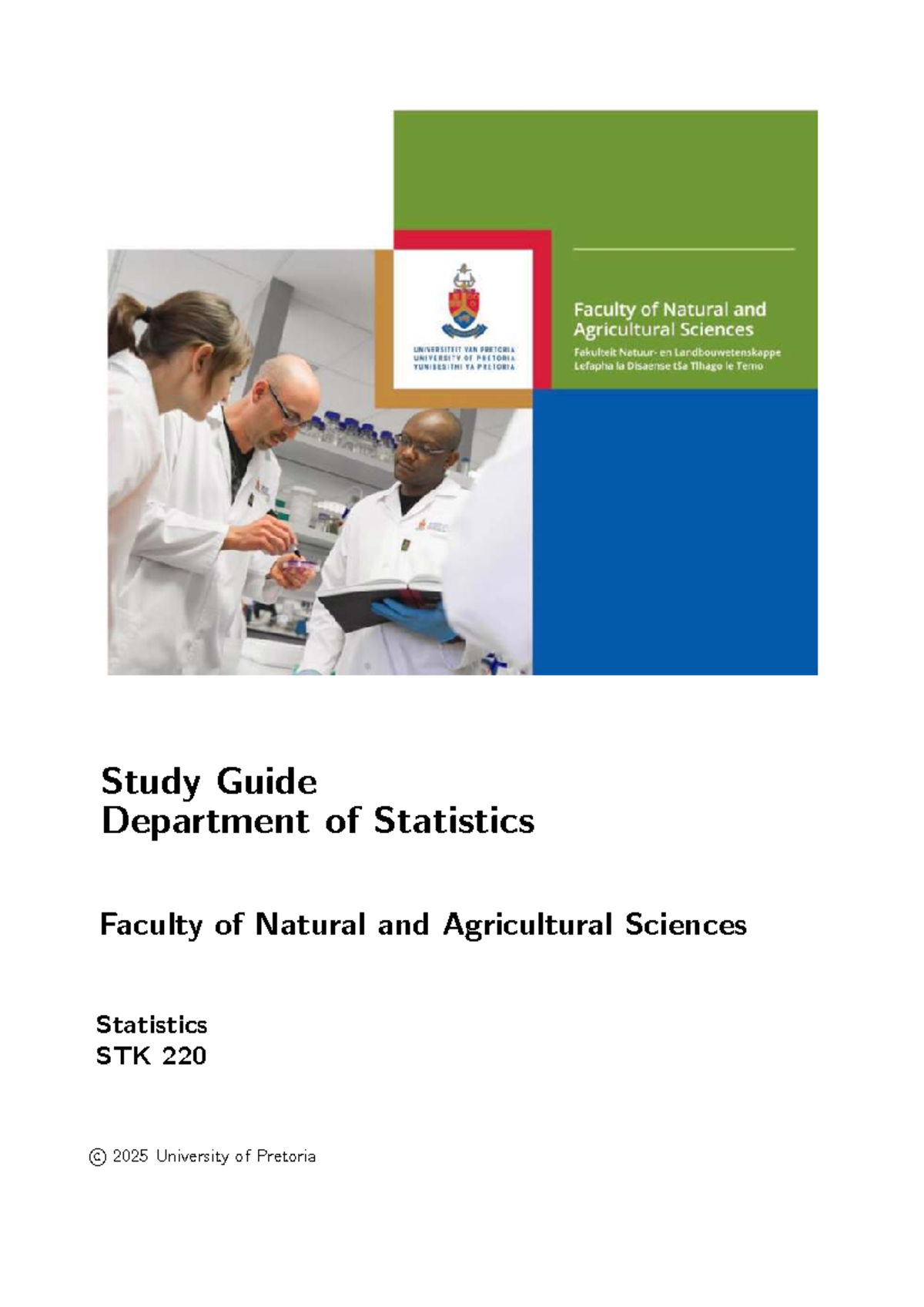 STK 220: Comprehensive Study Guide for 2025 - Studocu