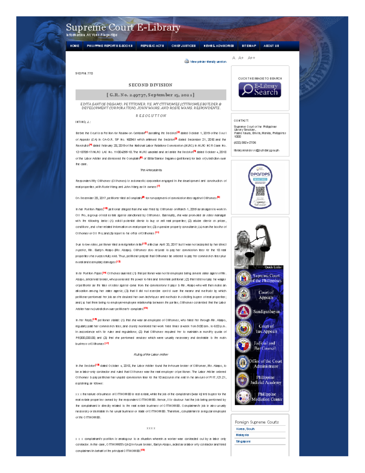 Elibrary judiciary gov ph thebookshelf showdocs 1 67656 - A A+ A++ ...