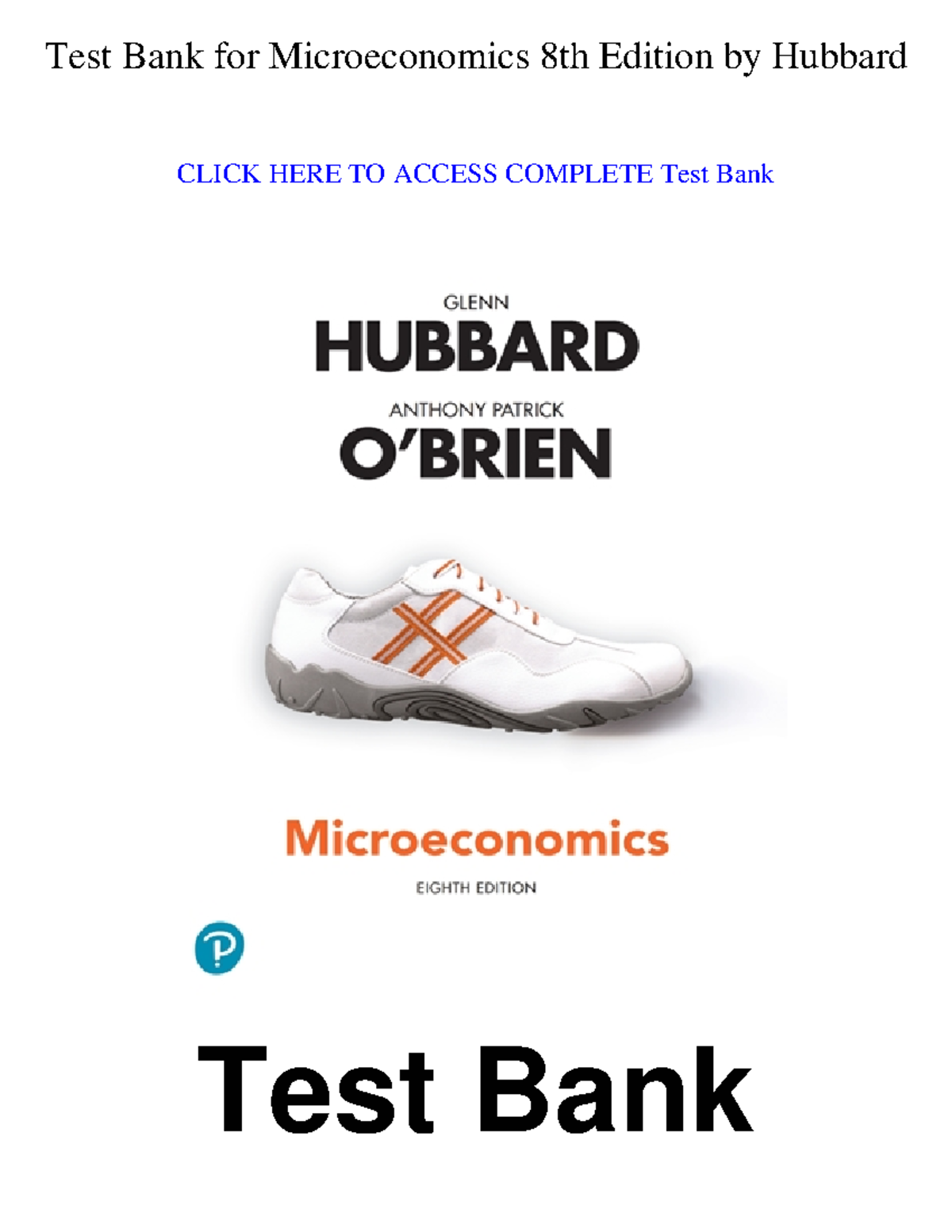 9780135952955-TEST-BANK - Test Bank for Microeconomics 8th Edition by ...