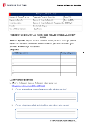 Manual de Acciones Sostenibles ODS: Contaminación en Comas - Studocu