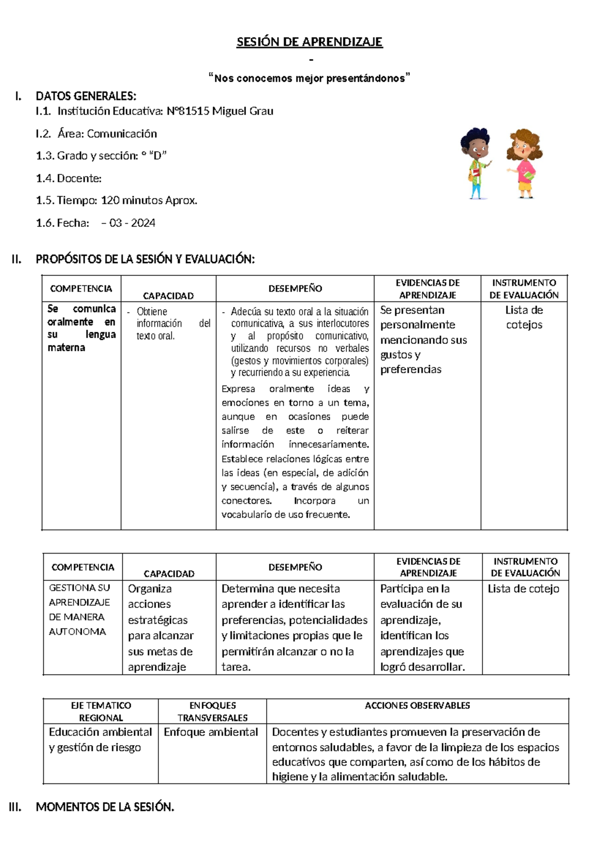 SA NOS Conocemos Mejor: Presentaciones - Comunicación 81515 - Document Preview