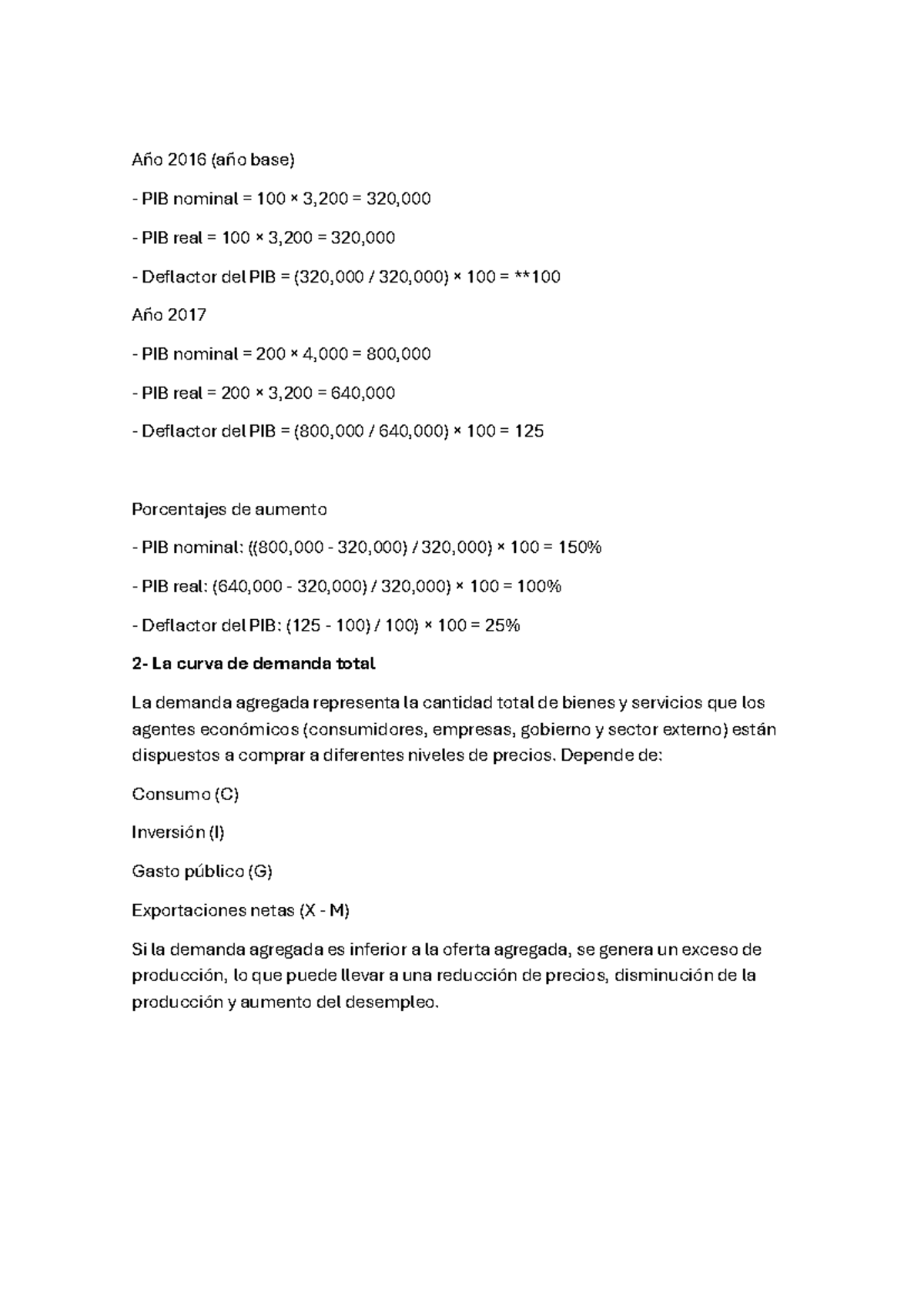 Análisis de PIB y Demanda Agregada - Febles-ANDY - Studocu