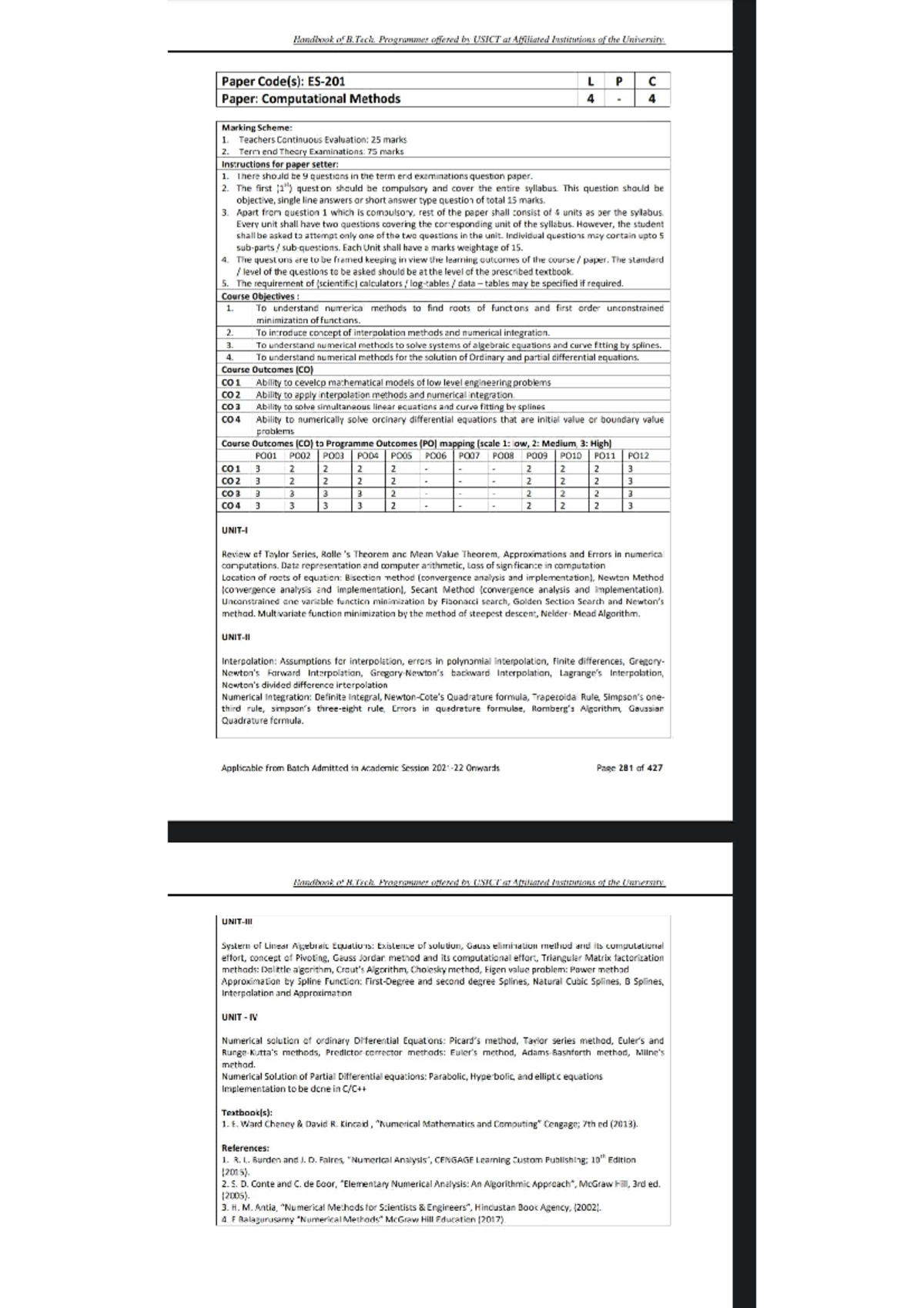 2nd Year CSE CST IT ITE Syllabus Overview and Details - Studocu