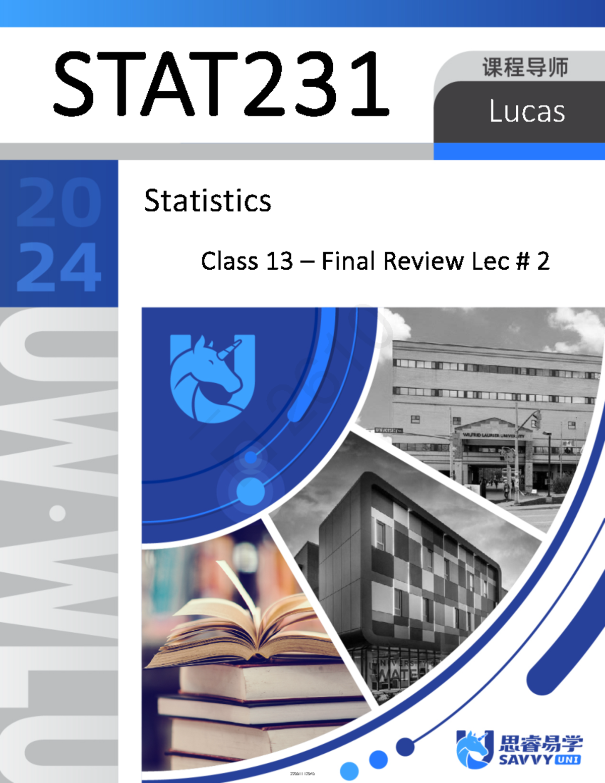 231 12032024 - Final Exam Review: Statistics Concepts and Practice ...