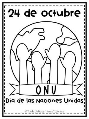 Lapbook día de las Naciones Unidas Profa Kempis - Material gratuito ...