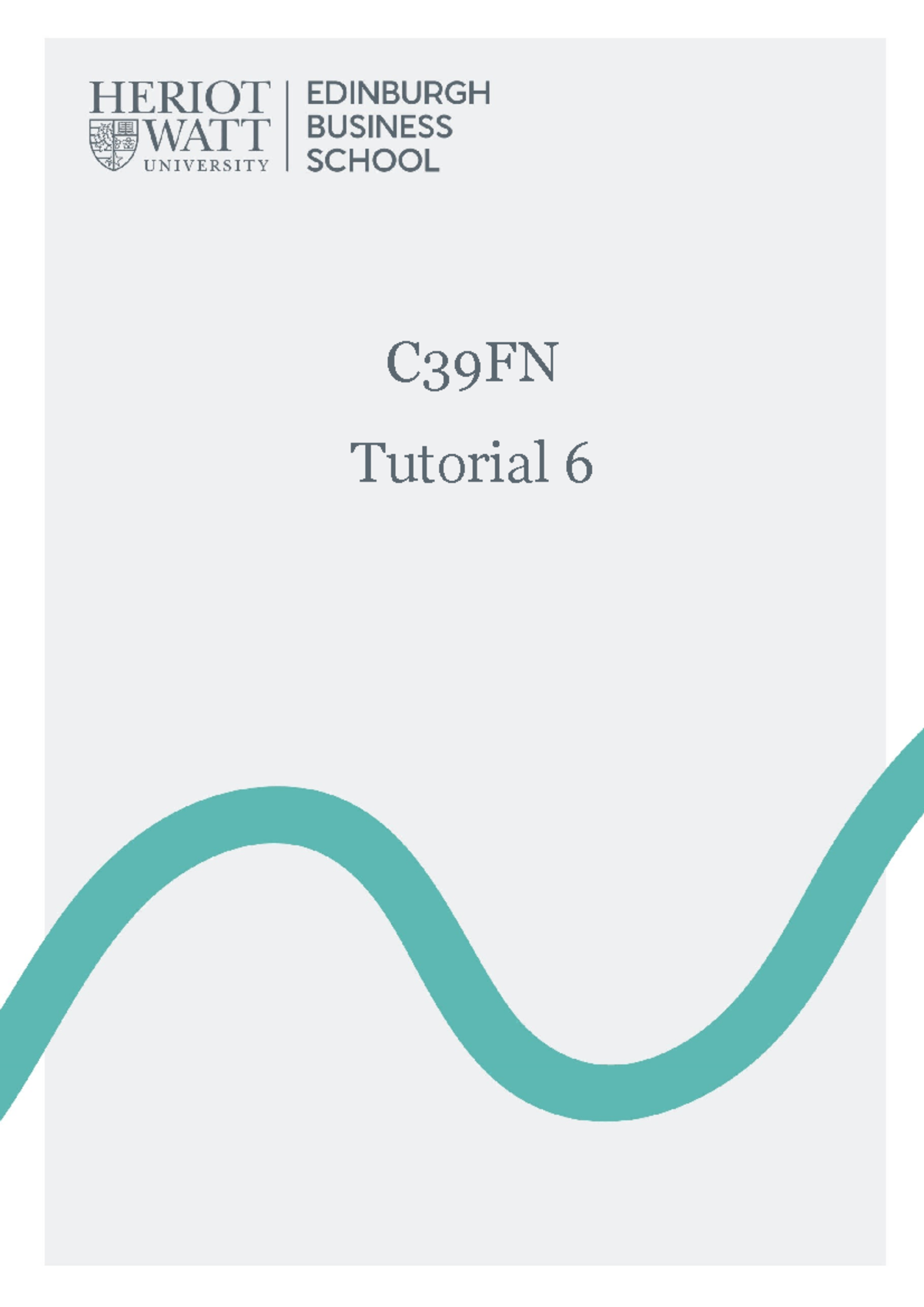 Tutorial+6+Dividend+Policy+2023-24 - C39FN Tutorial 6 - Studocu