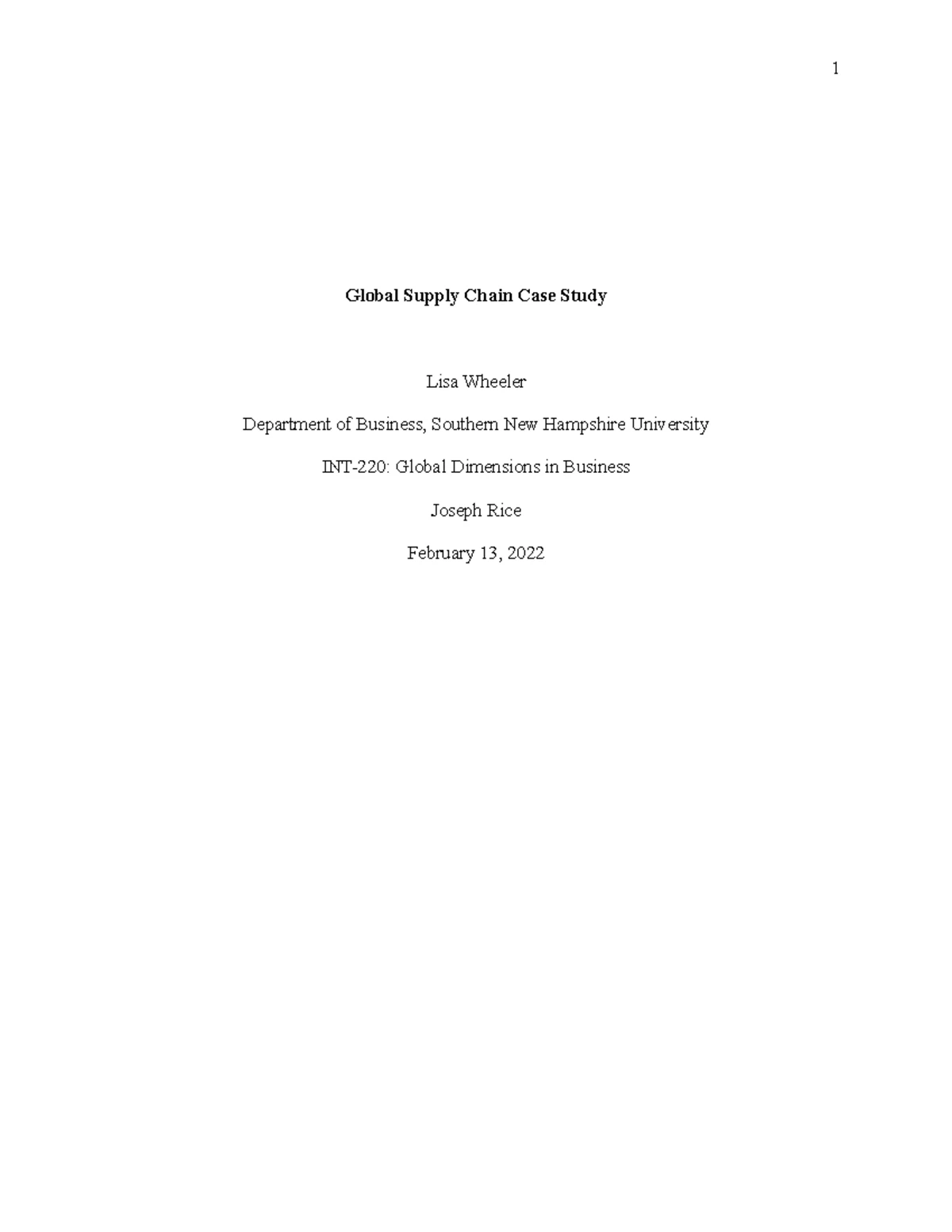 Int 220 module 1 introduction to global market expansion studocu