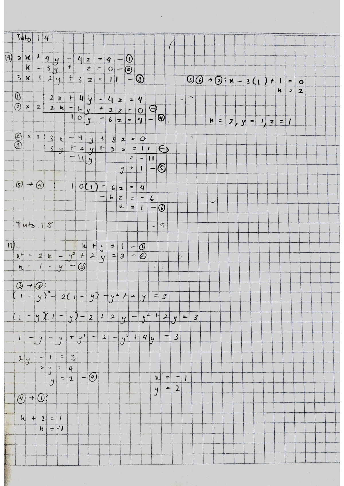 Tuto 14 & 15: Comprehensive Study Guide - Studocu